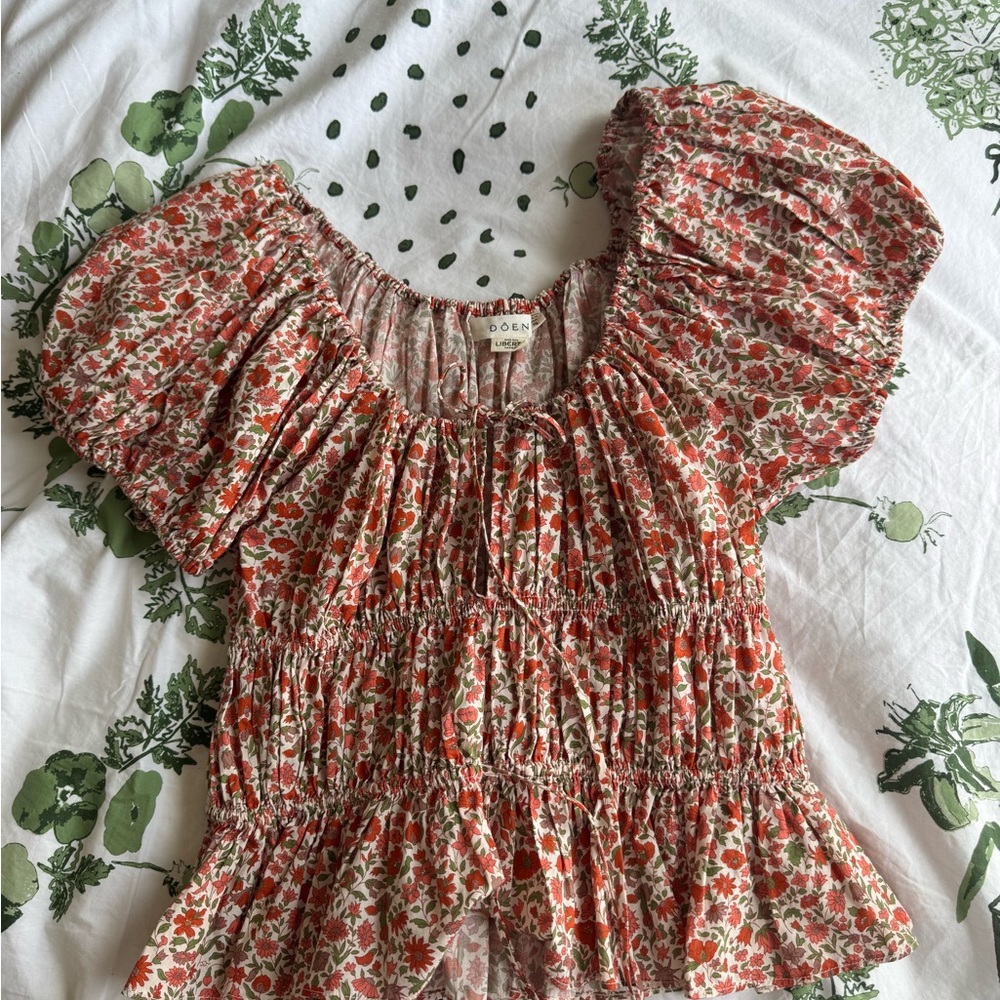 Doen Liberty Print Top